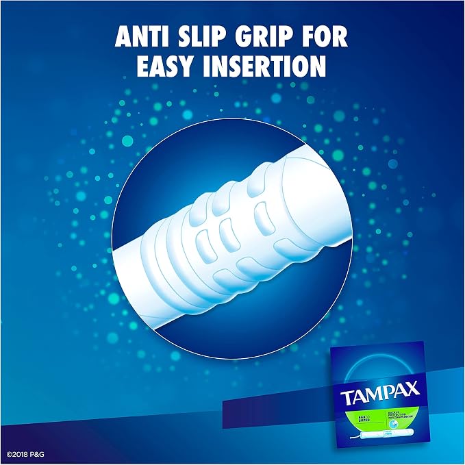 Tampax Cardboard Applicator Tampons, Super Absorbency 40 ea (Pack of 5)