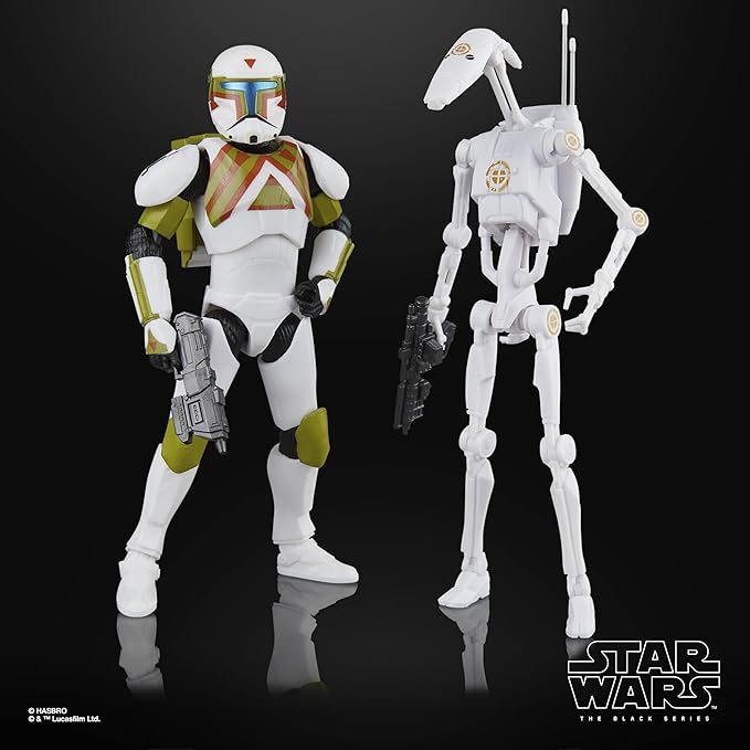 STAR WARS The Black Series Clone Commando (Urban Fighter) & B1 Battle Droid (Training), Battlefront II 6 Inch Action Figures (Amazon Exclusive)