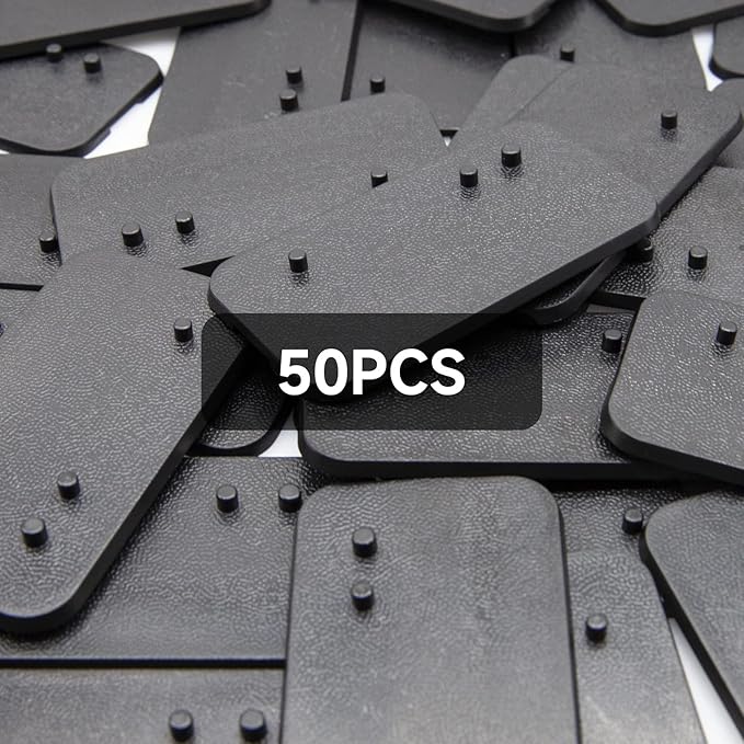 EBCO 50 Pieces Plastic Action Figure Display Stand Base ,Multi-PEG Model Support Stand Fit For 6 inch Black Series Star Wars Figure toy