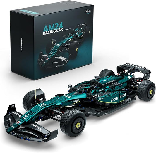 Nifeliz AM24 Formula 1 Racing Car Building Set, 1:8 Scale Collectible Set for Adults, Authentically Detailed Build and Display Model for Home or Office Décor (2351PCS, NF10279)