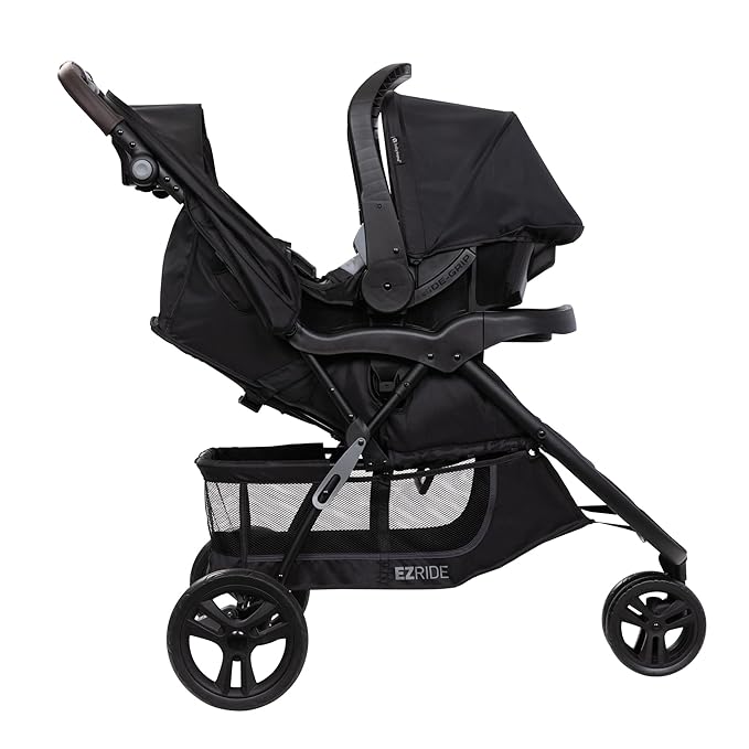 Baby Trend EZ Ride DLX Stroller Travel System (with EZ-Lift Plus Infant Car Seat), Dash Midnight
