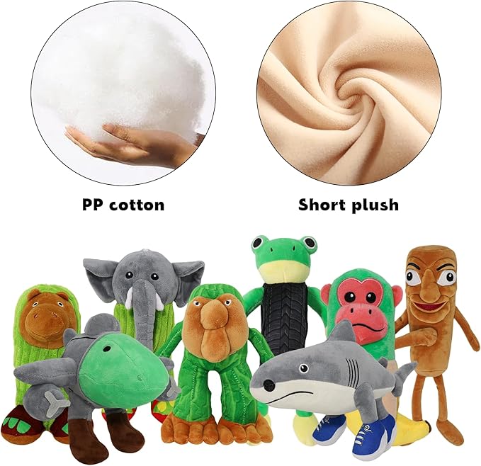 Italian Brainrot,Tung Tung Tung Sahur Plushies Toy 16inch for Fans Gift, Soft Stuffed Animal Pillow for Home Kids' Bedroom Decor, Birthday Christmas Choice for Boys Girls (Cactus Elephant)