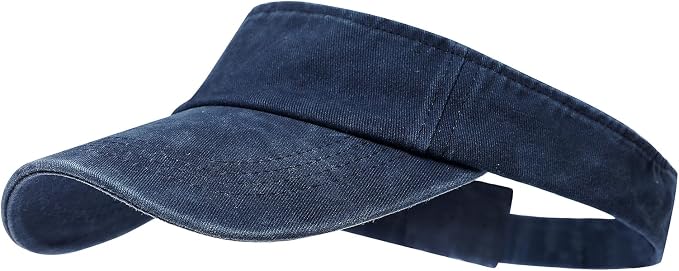 ANDICEQY Sports Sun Visor Hat, Sun Hat Visors for Women and Men for Outdoor | Adjustable Sun Visor Hats, Lightweight & Breathable, Cotton, Ideal for Running, Tennis, Golf, Outdoor Sports and Beach