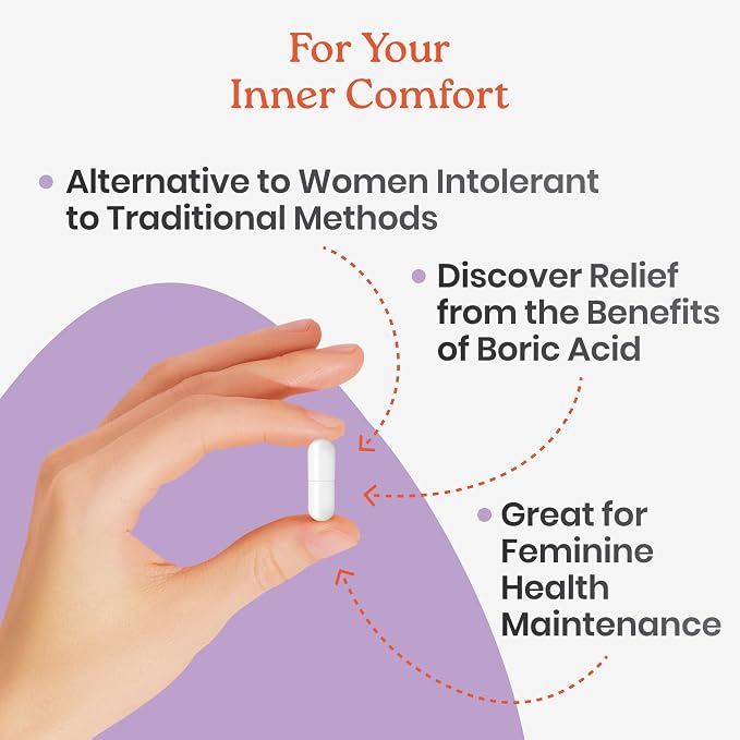 NewLife Naturals Boric Acid Suppositories for Women – 600mg NF Grade Boric Acid Powder, Vaginal Odor & pH Balance, Vaginal Suppositories, Made in USA, 30 Count