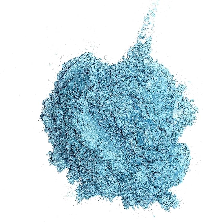 Pearl Mica Powder Pigment Dye - 500 Grams (1.1 lbs) - Best Bulk Price for Fine Arts, Crafting, Painting, Bath Bomb Soap Candle Slime Jewelry Making, Epoxy Resin, Woodworking (Blue BL17)