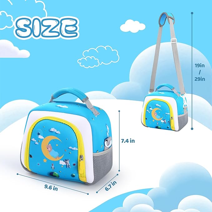 Carrying Bag Compatible with Toniebox Starter Set and Tonies Figurines, Kids Toys Storage Case with Handle and Shoulder Strap for Tonies Box, Detachable Bag for Toniebox Accessories