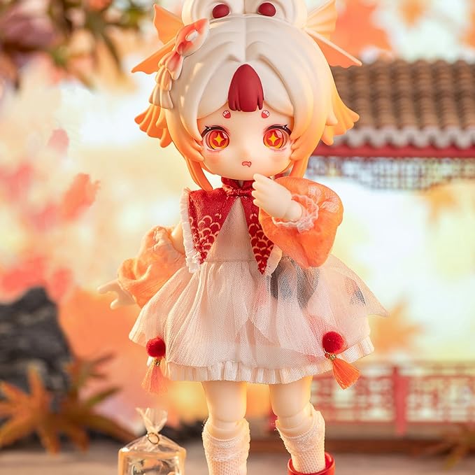 CALEMBOU BJD Blind Box, 1/12 Cute NAGI The Untrammeled Traveler Series BJD Doll, 5.5 Inches Collectable Action Figure for Birthday Gifts (Nagi-XYY-1box)
