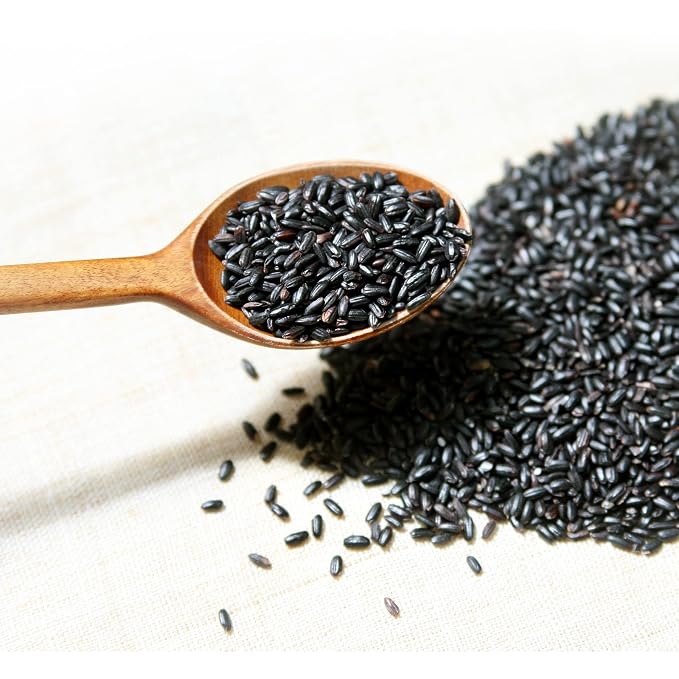 ROM AMERICA (4LB) Black Rice Forbidden Rice for Asian Cooking | Korean Purple Rice Whole Grain Medium Grain - Healthy Superfood, Packed with Nutrients –검정쌀 Geomjung