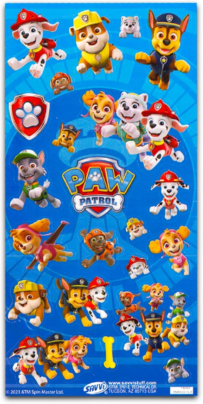 Paw Patrol Mini Backpack for Girls - Bundle with 10" Small Backpack Featuring Skye and Everest Plus Stickers, Water Bottle, More | Paw Patrol Travel Bag Set for Kids