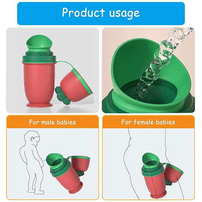 Toddler Potty Training Toilet Portable Urinal Portable Urinal Travel Friendly Kids Toilet for Travel Camping &