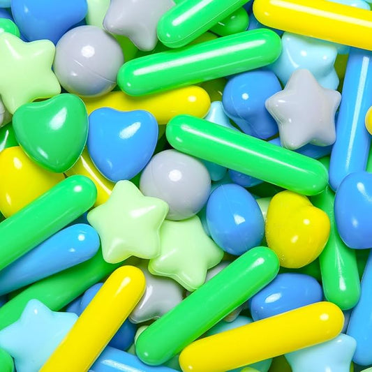 STARBOLO Ball Pit Balls for Toddlers - Macaron Ball Pit Balls Crush Proof Plastic Toy Balls for Toddlers Ball Pits, Ball Pit Play Tent, Baby Pool Water Toys,500pcs