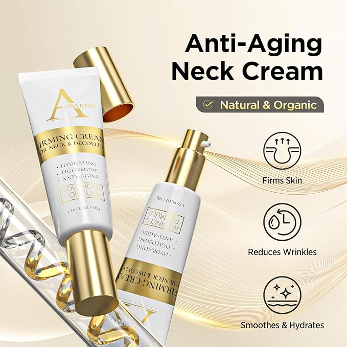 Firming Neck Cream for Crepey Skin Body Care Comfort,Moisturizing, Tightening Lotions Cosmetic Skin Care Skin & Repair for Women（Platinum）