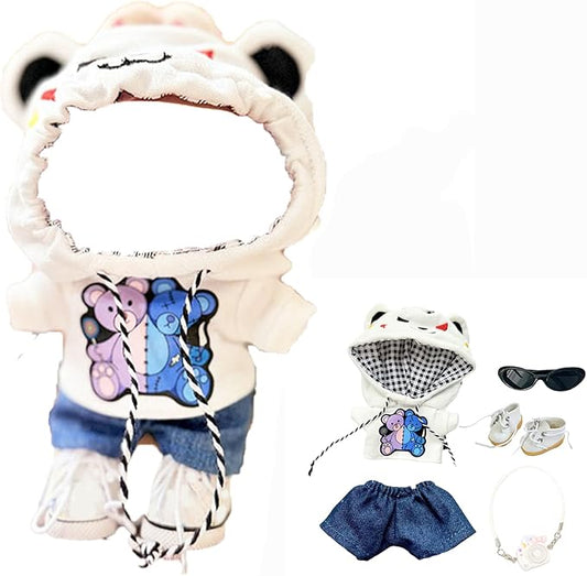 17cm Dolls Clothes - 6.7 Inches Cute Clothes Outfit & Accessories,17CM Doll of The House Accessories Outfits (Style-B)