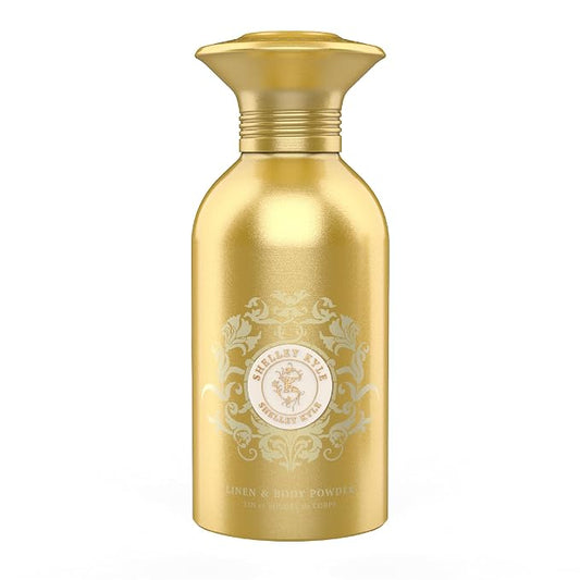 Talc-Free Body Powder for Women for Daily Use and After Bath - Shelley Kyle Signature 365 g (Puff not Included)
