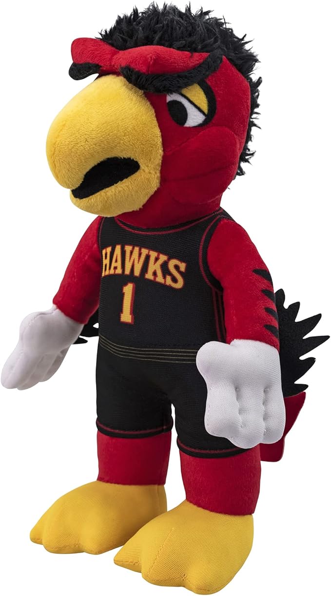 Bleacher Creatures Atlanta Hawks Harry The Hawk 10" Plush Figure- A Mascot for Play or Display