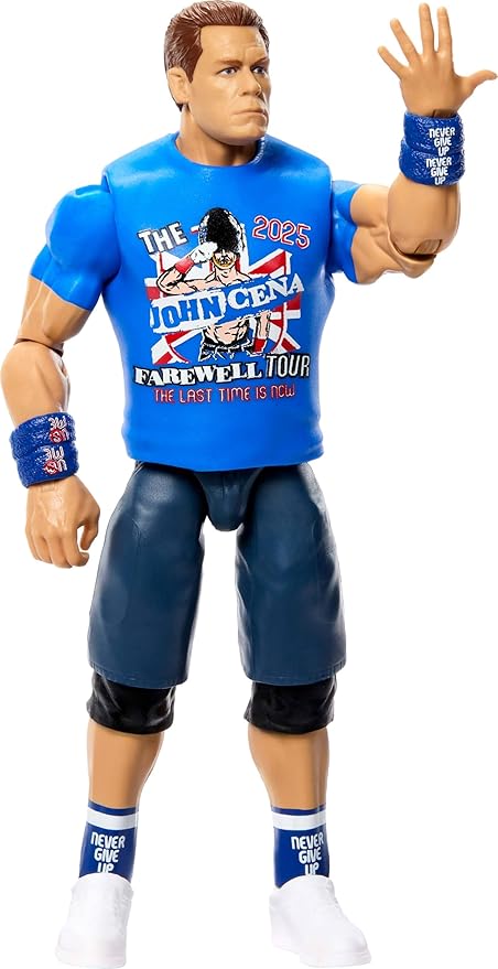 Mattel WWE John Cena Action Figure, Main Event Series #162, 6-inch Collectible Superstar with 14 Articulation Points & Life-Like Look