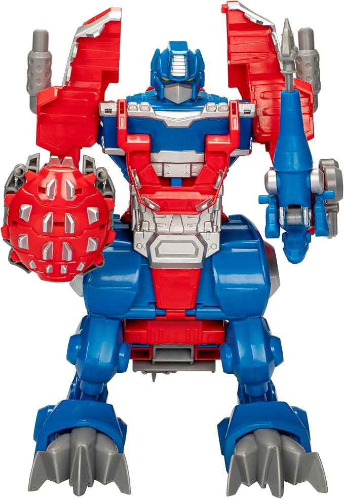 Transformers Rescue Bots Knight Watch Optimus Prime, Playskool Heroes Action Figure Toy (Amazon Exclusive)