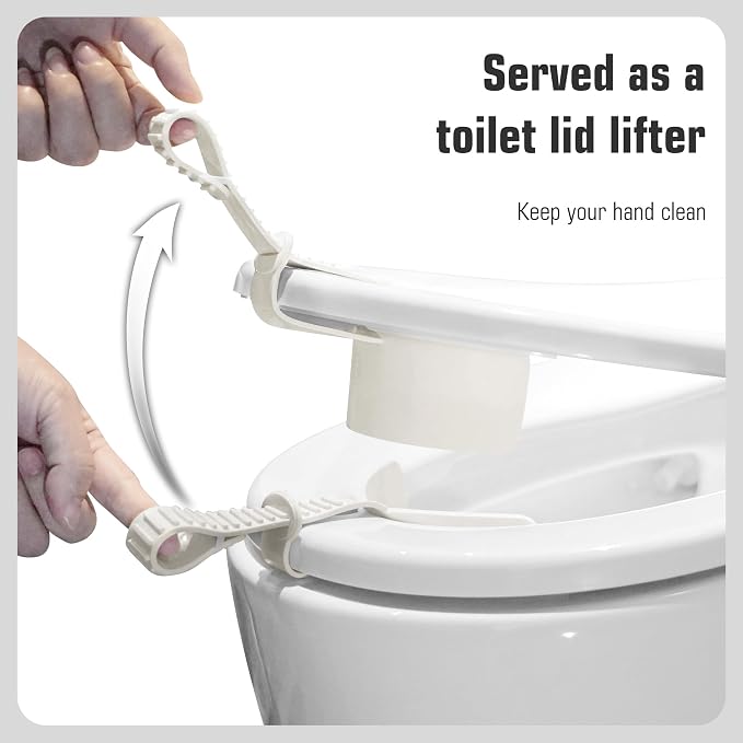 Toilet Pee Splash Guard – Urine Deflector Blocks Leaks Center Strap with Built-in O-Ring | Comfortable Pee Shield for Toddlers, Potty Training & Elderly | Fits Most Toilet Seats (2, 11.4x6.3inch)