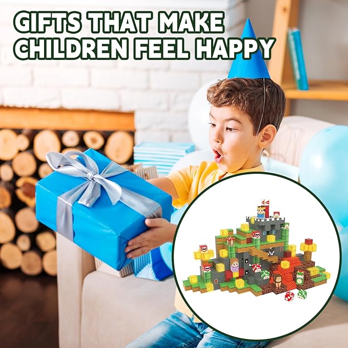 Magnetic Blocks -100Pcs Magnetic Building Blocks Cubes for Kids, STEM Sensory Toys for Kids Games Boys Girls Ages 3-5 6-8 Christmas Birthday Gifts