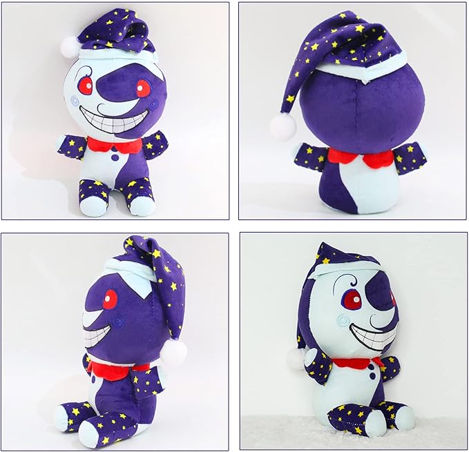 TZMAPU Sundrop and Moondrop Security Breach Plush, Clown Figure and Collection Stuffed Animals Plush Toys,Birthday Christmas for Kids and Fans