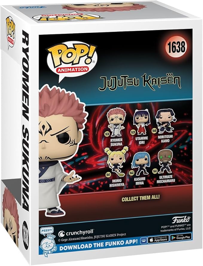 Funko POP! Animation: Jujutsu Kaisen - Sukuna - Collectable Vinyl Figure - Gift Idea - Official Merchandise - for Kids & Adults - Anime Fans - Model Figure for Collectors and Display
