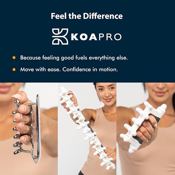 KOA KOAPRO Fascia Massage Tool Cellulite, Trigger Point Massage Tool - All-in-One Full Body Massage, Facia Blaster, Head Massager, Shoulder Massager, Deep Tissue Muscle Massagers