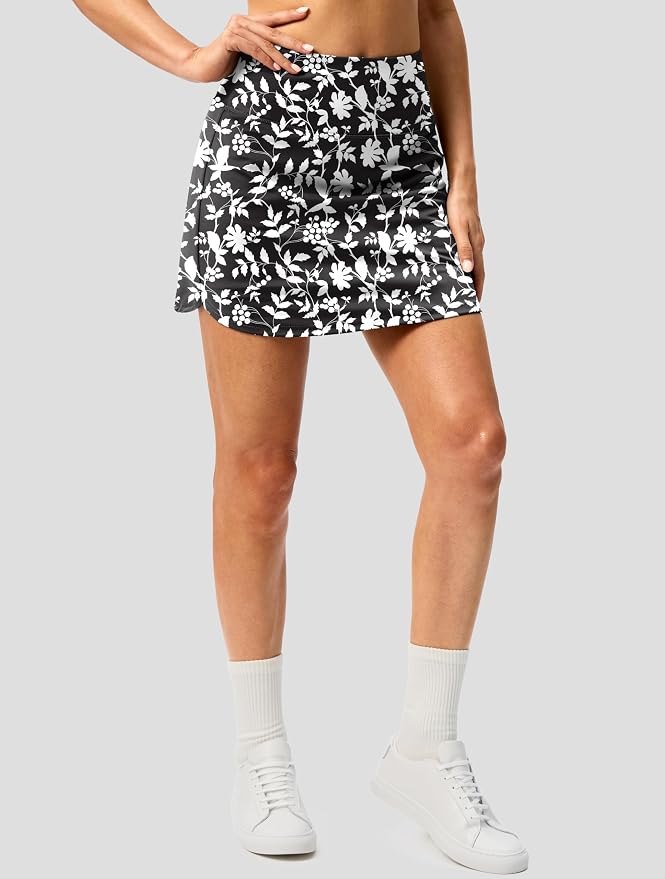 G Gradual 16"/18" Skorts for Women Golf Skirt with 2 Pockets Summer Casual | Built-In Shorts, High Waist, Soft 4-Way Stretch, Breathable Mesh Liner, Tennis Pickleball Athletic Wear, Easy To Match