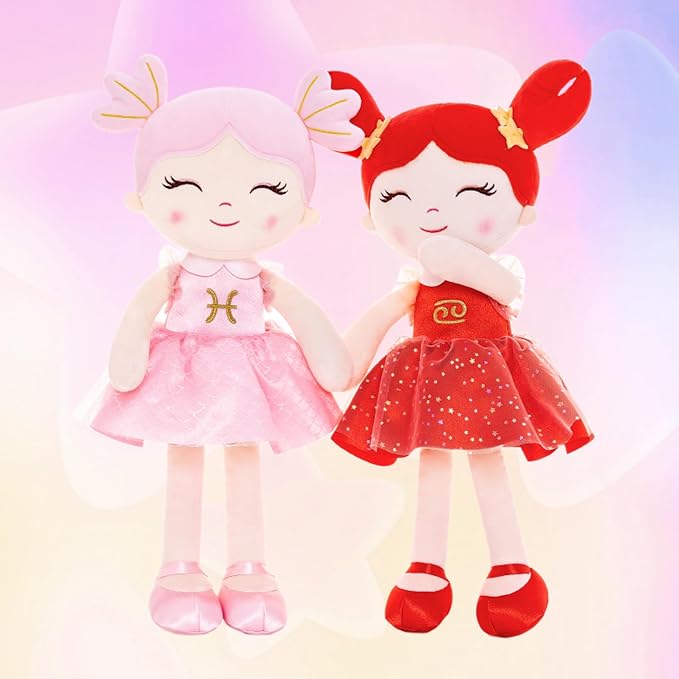 Baby Girl Gifts Plush Dolls Constellations Zodiac Doll Birthday Gift 17 inches Pisces