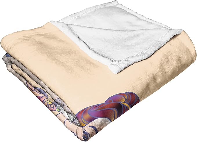 Northwest Disney 100 Silk Touch Throw Blanket, 50" x 60", Celebration Belle