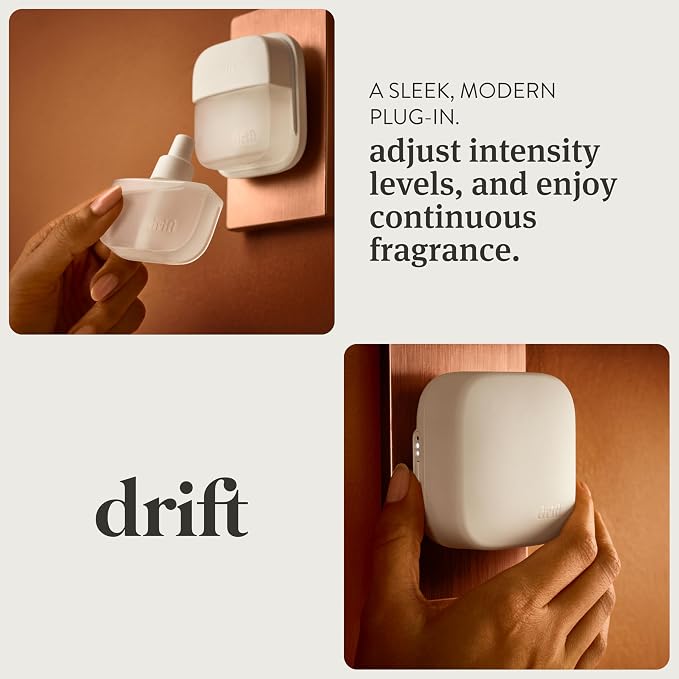Drift Home Scent Diffuser Starter Kit in Island Nectar - Adjustable and Long Lasting Diffuser Aroma - Clean Ingredients, Pet Safe