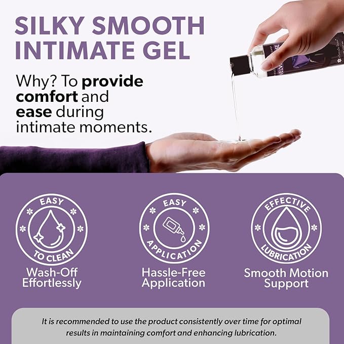 3 Eight oz. Bottles of Water Based Personal Lubricant for Men & Women