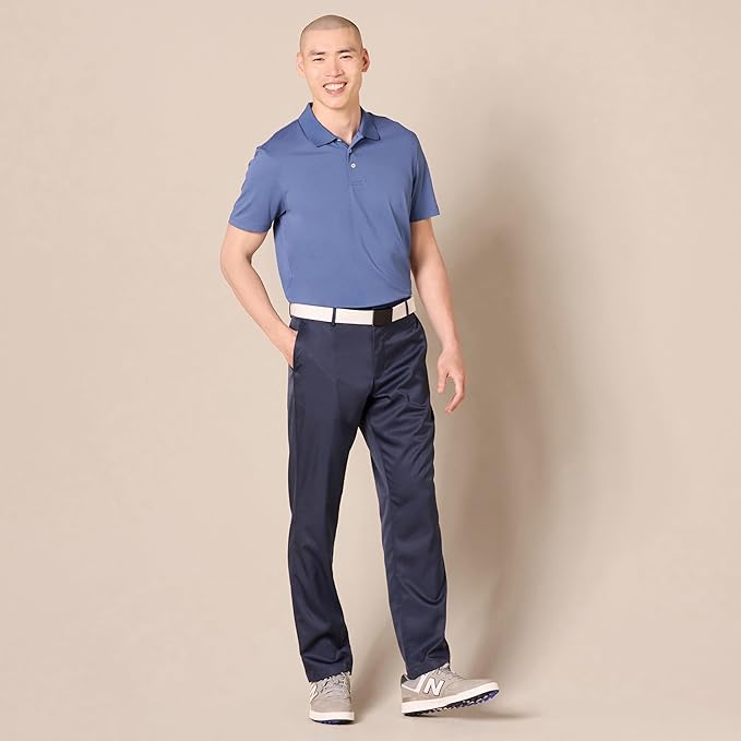 Amazon Essentials Men's Moisture Wicking Golf Polo Shirt, Short Sleeve, Slim-Fit, Quick-Dry, Active Wear