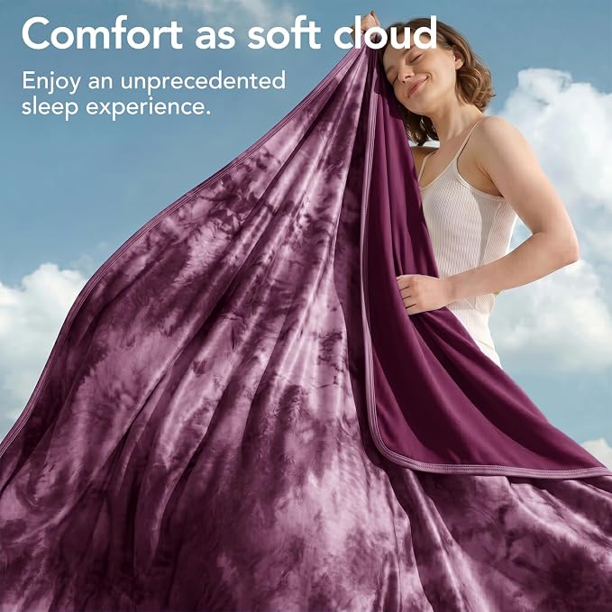 Cooling Blanket Throw 50"x70" for Hot Sleepers | Cold Summer Soft Blanket for Bed Couch and Travel Absorbs Heat Q-Max>0.35 Cool Lightweight Throw for Night Sweats Menopause