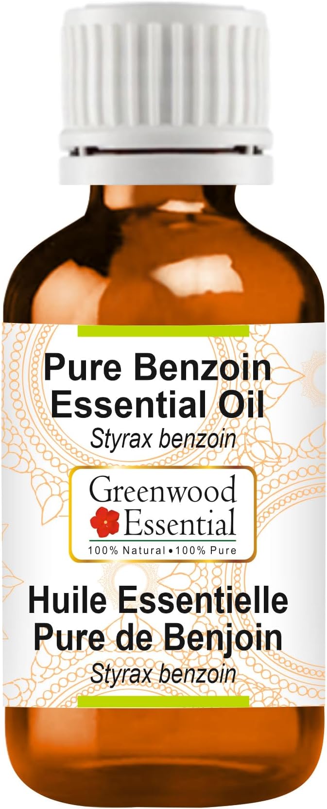Greenwood Essential Pure Benzoin Essential Oil (Styrax Benzoin) Steam Distilled 5ml (0.16 oz)