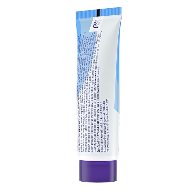 Clean & Clear Persa-Gel 10 Oil-Free Acne Spot Treatment with Maximum Strength 10% Benzoyl Peroxide, Topical Pimple Cream Visibly Reduces Acne in One Day, Fragrance-Free, 1 fl. oz (Pack of 4)