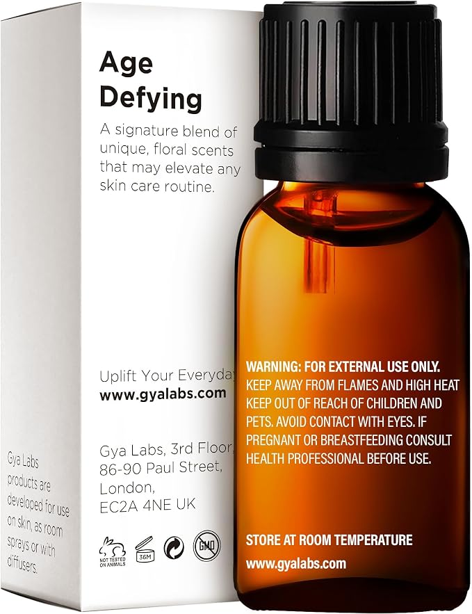 Gya Labs Brain Booster Essential Oils Blends - 0.34 Fl Oz - for Diffuser, Home, Humidifier, Aromatherapy and DIY Candle Making Scents
