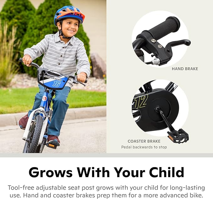 Schwinn Elm and Koen Bike or Balance Bike, 12-18 Inch Bike for Kids Ages 2-13, Black, Blue, Red, Teal, Pink or Purple, SmartStart Ergonomic Design, Adjustable Seat Grows with Child, Training Bicycle
