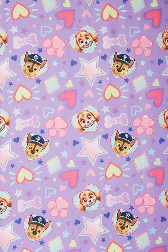 Paw Patrol Skye We're A Team 4 Piece Toddler Bedding Set - Includes Comforter, Sheet Set - Fitted + Top Sheet + Reversible Pillow Case for Girls Bed, Pink (Pack of 2)