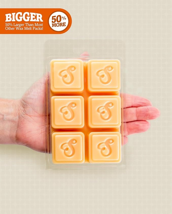 Shortie's Candle Company Butter Pecan Pie Premium Wax Melts 4 Pack - 12 Oz., Strong & Long Lasting, Non-Toxic - Made with Essential & Natural Oils - Formula 117