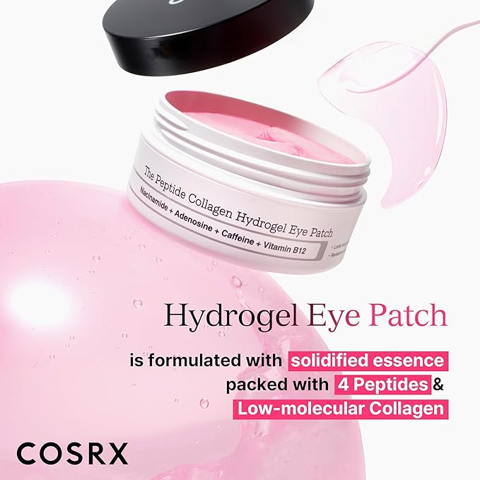 COSRX Snail Mucin Hydrogel Mask + Peptide Collagen Hydrogel Eye Patch