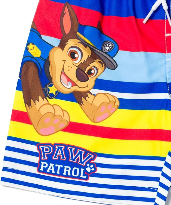 Paw Patrol Rubble Marshall Chase Skye Swim Trunks Bathing Suit Toddler to Little Kid