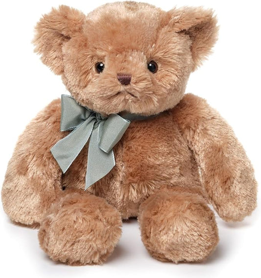 Bearington Baby Gus The Brown Teddy Bear Plush, 13 Inch Bear Stuffed Animal