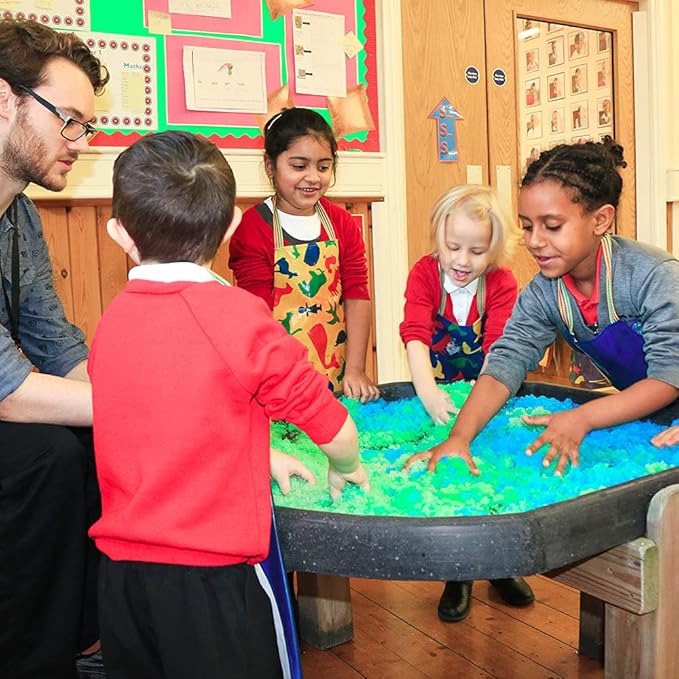 3 x Gelli Baff Bundle from Zimpli Kids, Blue, Red & Green, Turn water into colourful goo! Children’s Sensory & Bath Toy