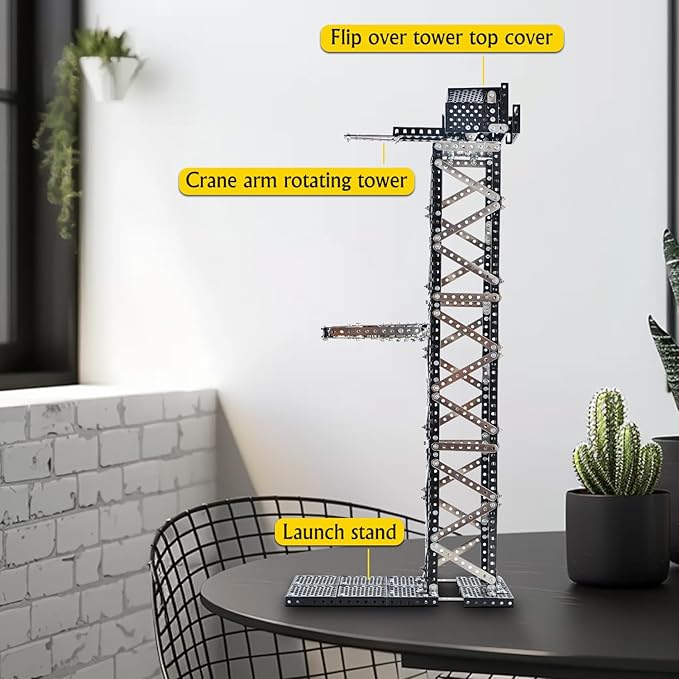 3D Metal Puzzle Aviation Model Kits, Rocket Launching Pad Models Kits to Build for Kids Boys Teens Men, DIY Toys Brain Teaser Puzzles, 3D Puzzle Model Kits Creative Birthday, 768 Pcs