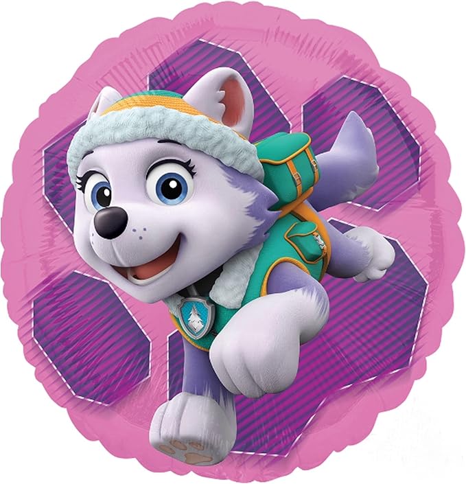 Skye and Everest 2nd Birthday Party Supplies Girl Paw Pups on Patrol Balloon Bouquet Decorations 12ct