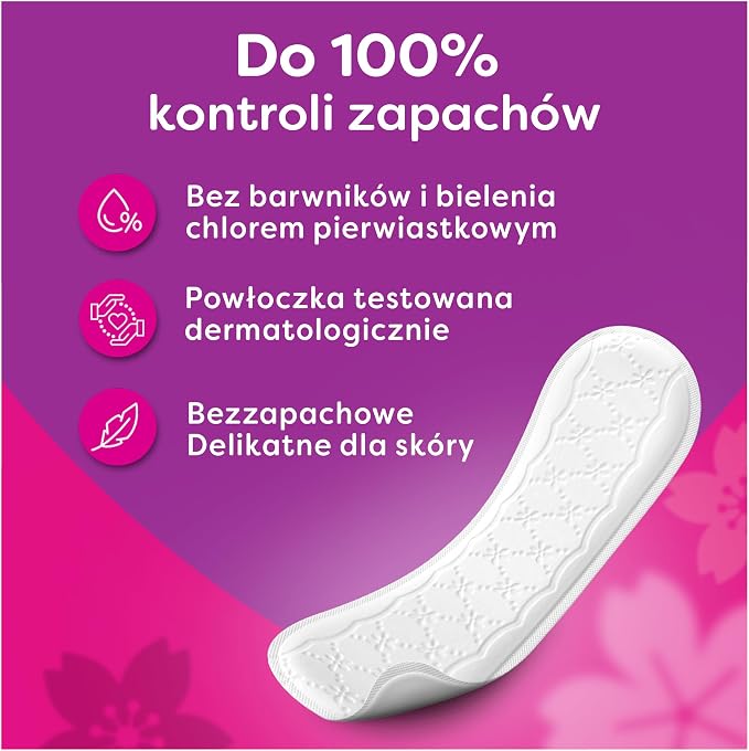 Carefree Plus Long Panty Liners with Ultimate Enhanced Core, Fragrance Free, Four Absorbency, Large, Extra Long, 40 Pack