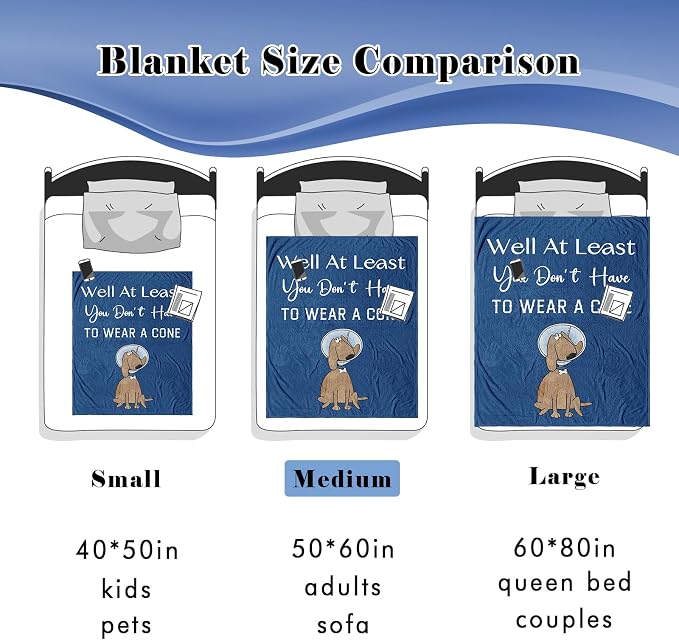 Get Well Gifts for Women/Men Blanket 50"x60", Inspirational Gifts | Humor Cancer Care/Survivor Gifts, Thinking of You Gifts for Men, Grief/After Surgery/Encouragement/Healing/Condolence Gift