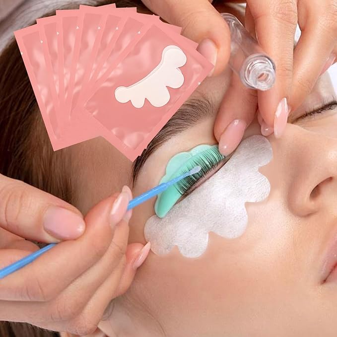 100 Pair Under Eye Pads Eyelash Extensions Patches Lash Extension Lint Free Under Hydrogel Eye Mask Pads Beauty Tools