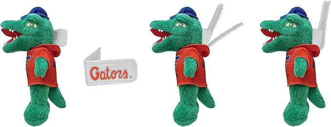 Bobbi-Dobbiez Attachable Plushie University of Florida Gators Albert Mascot – Attaches to Backpacks, Bags, Shoes, Water Bottles, and More