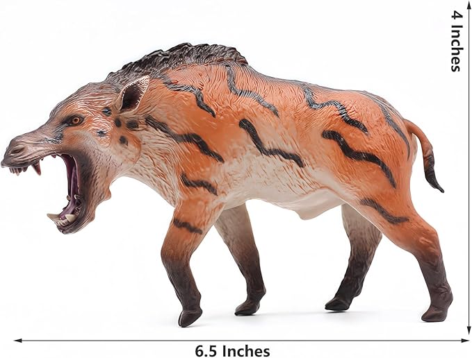 Gemini&Genius Daeodon Animals, Hyena Action Figure Toys for Kids (Wild Boar)